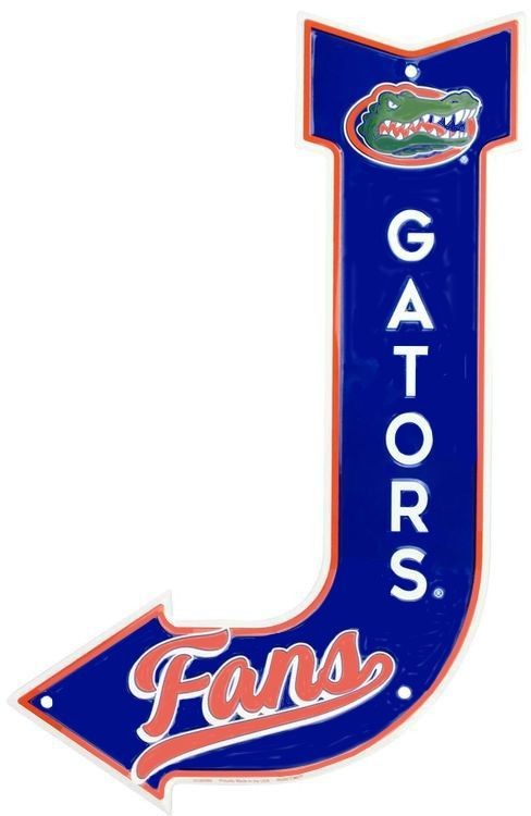 signs 4 fun Florida Gators Bent Arrow Die Cut Sign