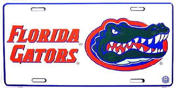 signs 4 fun Florida Gators License Plate