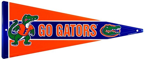 signs 4 fun Florida Gators Pennant