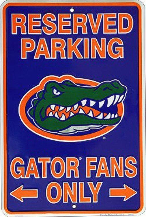 signs 4 fun Florida - Go Gators Sm. Parking Sign