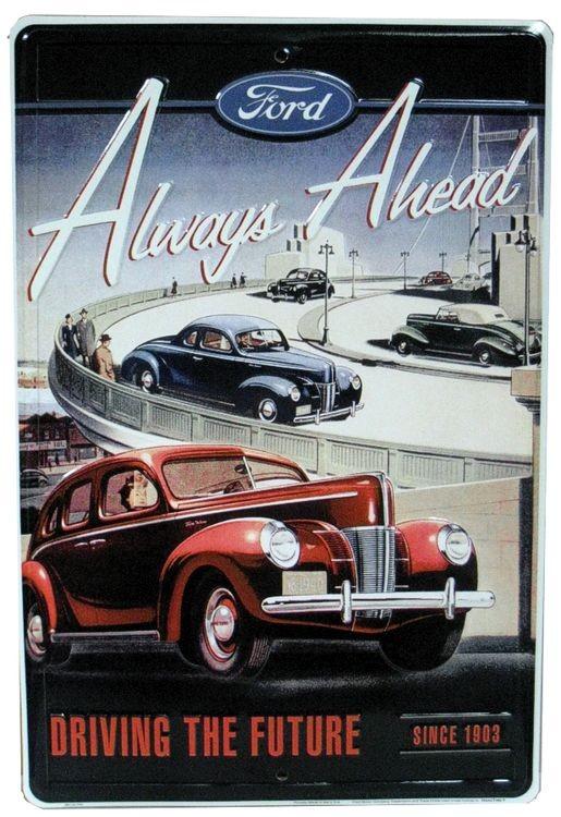 signs 4 fun Ford Always Ahead Large Parking Sign