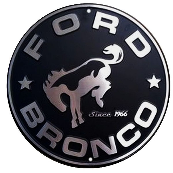 signs 4 fun Ford Bronco 24 inch Large Round Sign