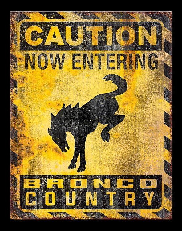 signs 4 fun Ford Bronco Metal Sign