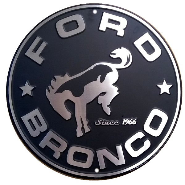 signs 4 fun Ford Bronco Round Sign