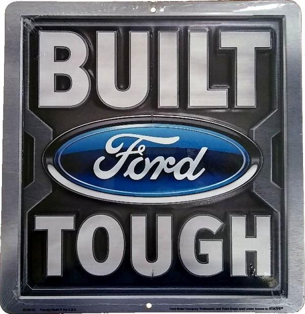 signs 4 fun Ford Built Tough II Metal Sign