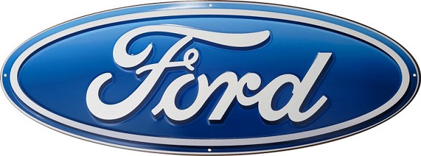signs 4 fun Ford Emblem Oval Die Cut Sign