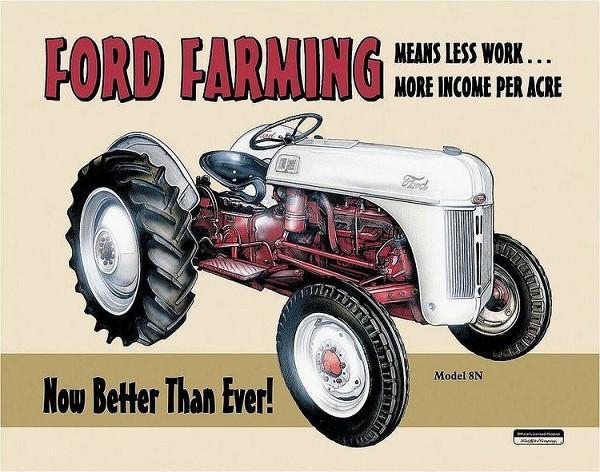signs 4 fun Ford Farming Metal Sign