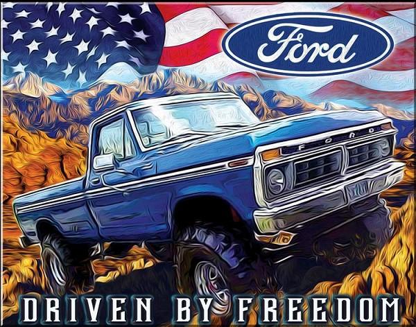 signs 4 fun Ford Freedom Truck Metal Sign