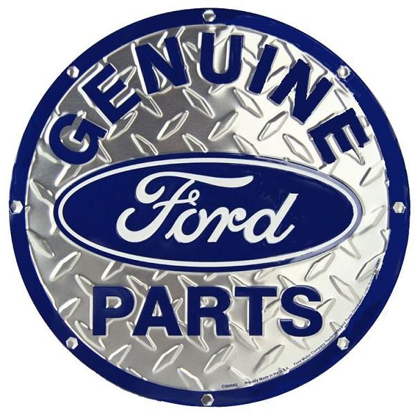 signs 4 fun Ford Genuine Parts Diamond Round Sign