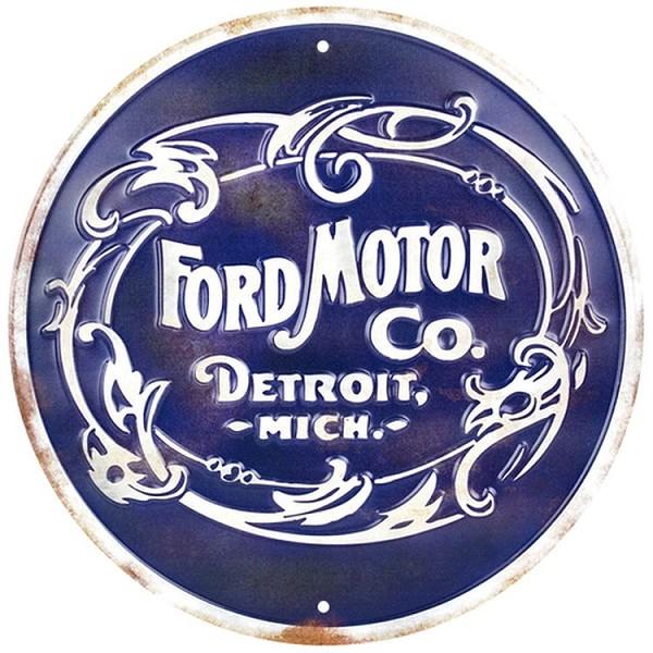 signs 4 fun Ford Motor Retro Round Sign