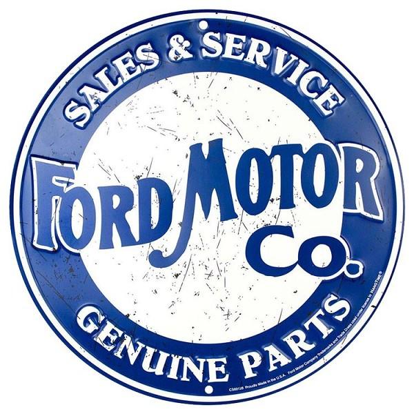 signs 4 fun Ford Motor Weathered Round Sign