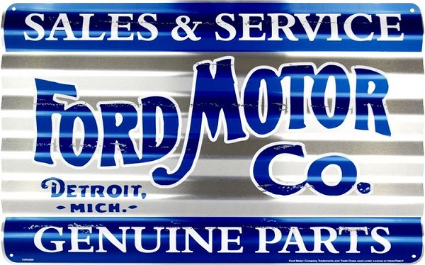 signs 4 fun Ford Motors Corrugated Large Sign