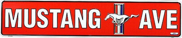 signs 4 fun Ford - Mustang Ave. Street Sign