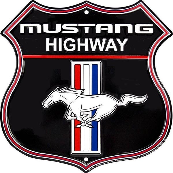 signs 4 fun Ford Mustang Hwy 24 inch Die Cut Sign