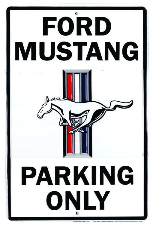 signs 4 fun Ford Mustang Large Parking Sign