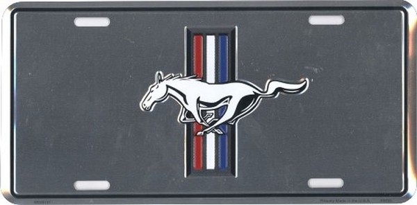 signs 4 fun Ford Mustang Logo License Plate