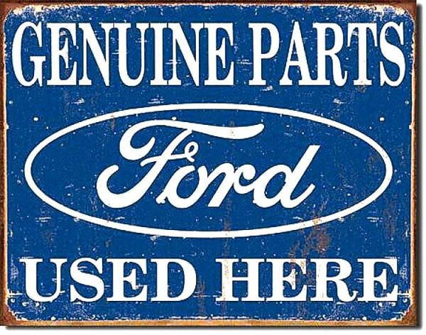 signs 4 fun Ford Parts Used Here Metal Tin Sign
