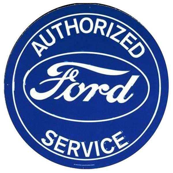 signs 4 fun Ford Service 24 inch Large Round Sign