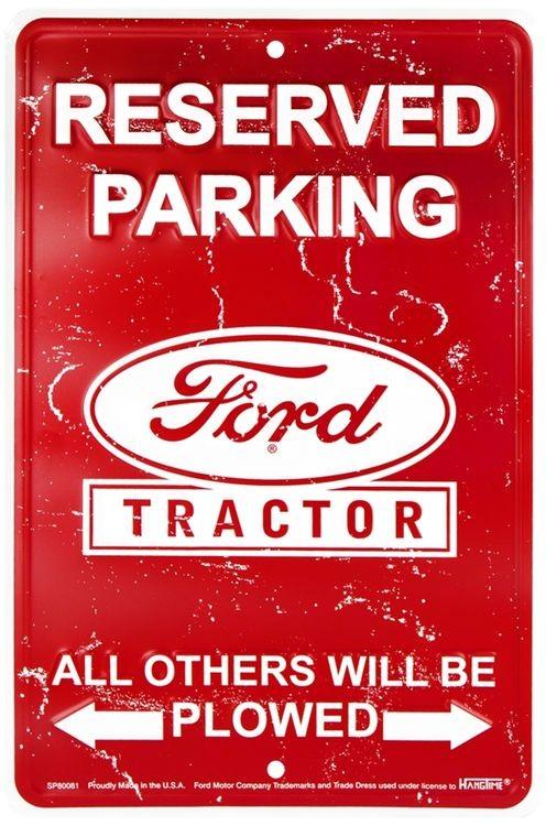 signs 4 fun Ford Tractor Sm. Parking Sign