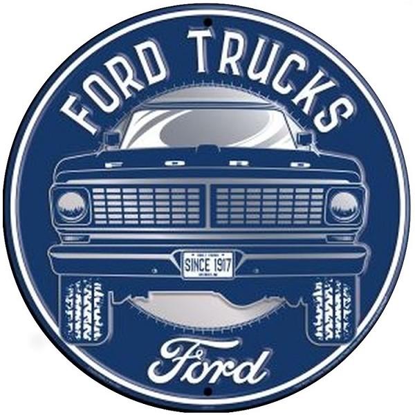 signs 4 fun Ford Trucks 24 inch Large Round Sign