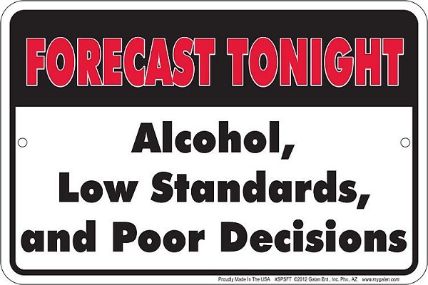 signs 4 fun Forecast Tonight Sm. Parking Sign