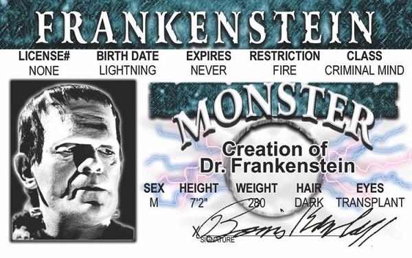 signs 4 fun Frankenstein ID