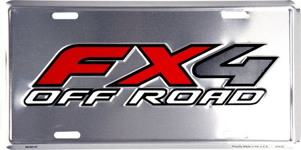 signs 4 fun FX4 Off Road License Plate