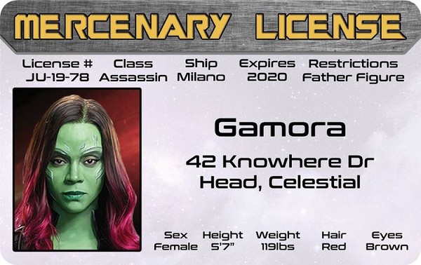 signs 4 fun Gamora ID