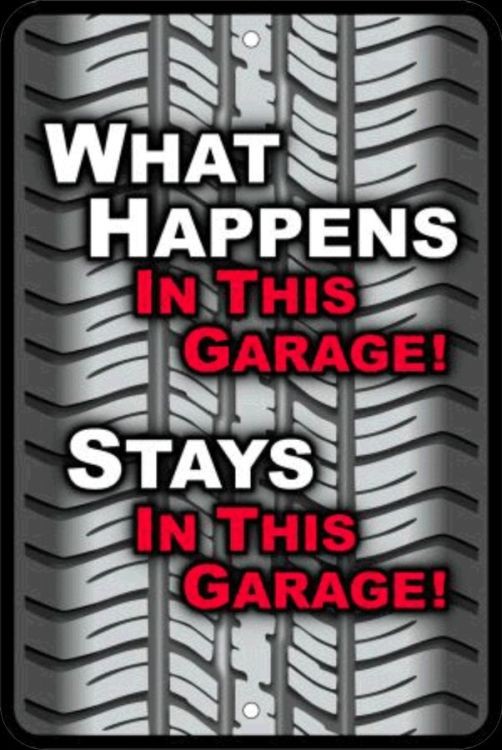 signs 4 fun Garage Happens - Sm. Parking Sign