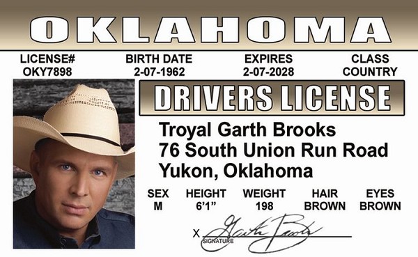 signs 4 fun Garth Brooks ID