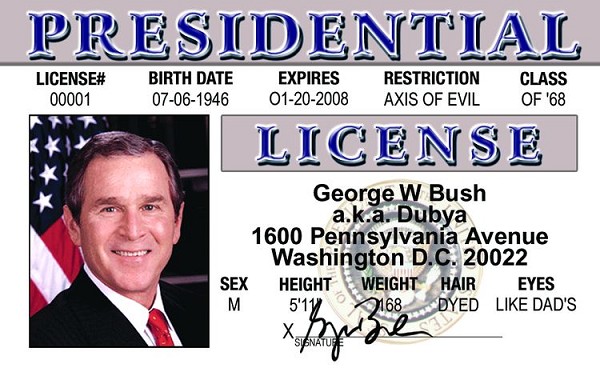 signs 4 fun George Bush Political ID