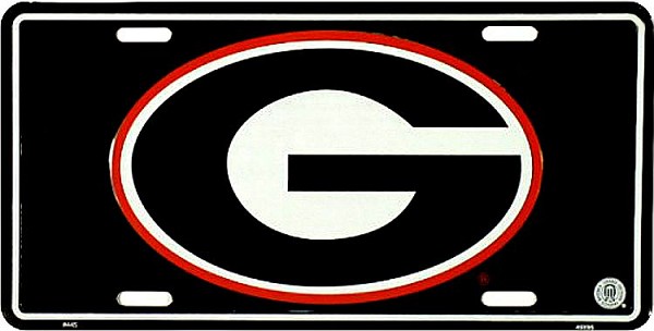 signs 4 fun Georgia Black License Plate