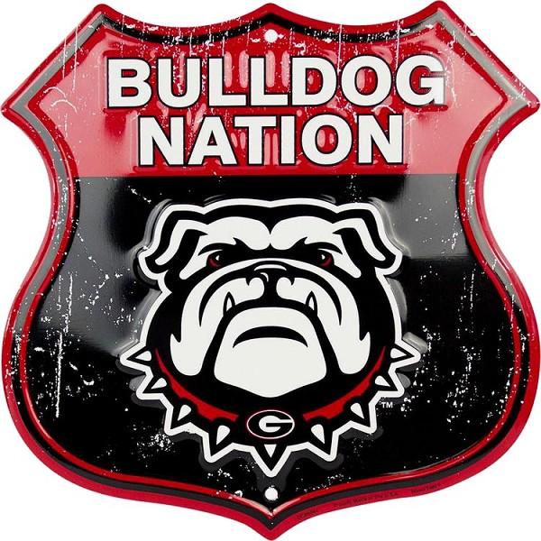 signs 4 fun Georgia Bulldog Nation Shield