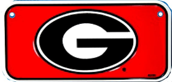 signs 4 fun Georgia Bulldogs Bike Tag