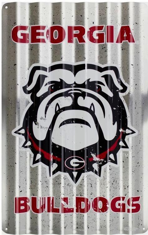 signs 4 fun Georgia Bulldogs Corrugated Large Sign