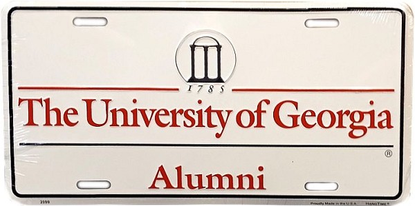 signs 4 fun Georgia Bulldogs License Plate