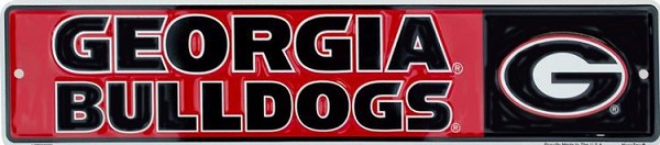 signs 4 fun Georgia Bulldogs Small Street Sign