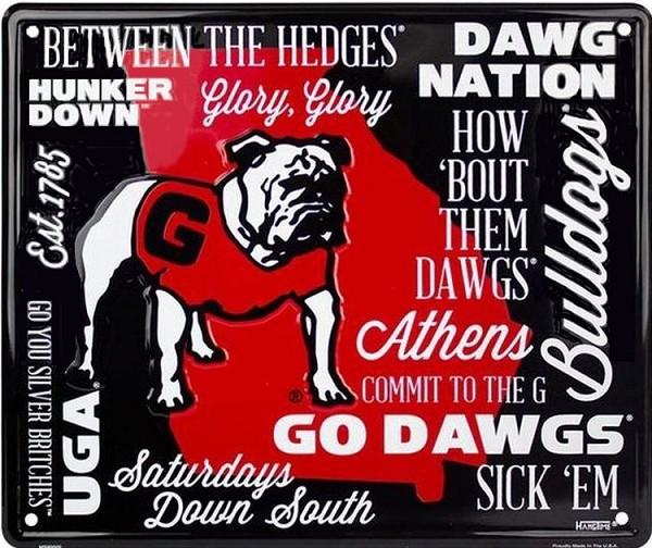 signs 4 fun Georgia Fan Sayings Cloud Sign