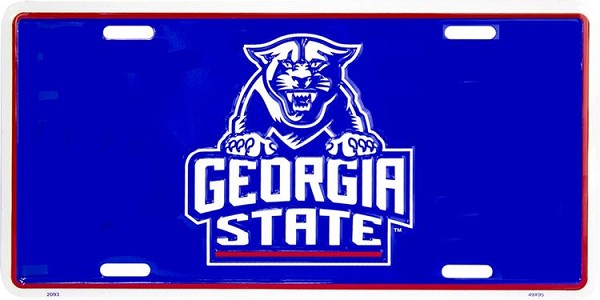 signs 4 fun Georgia State Panthers License Plate