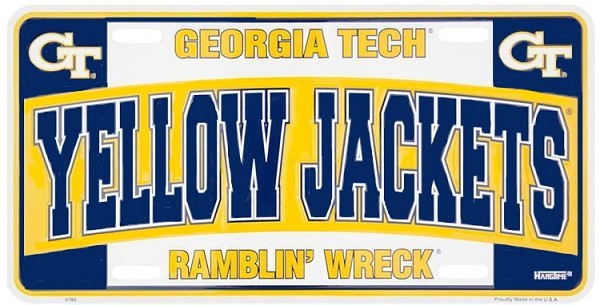 signs 4 fun Georgia Tech II License Plate