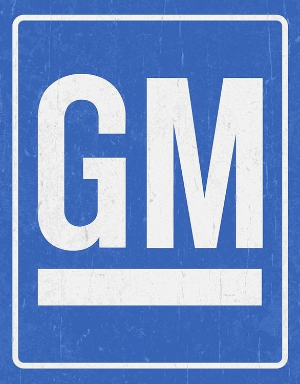 signs 4 fun GM Logo Tin Sign