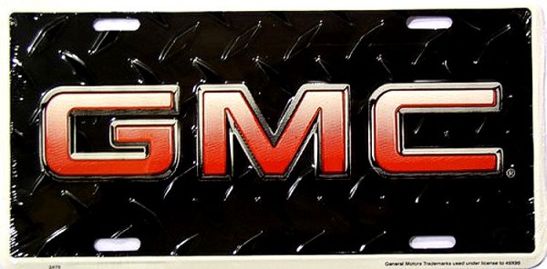 signs 4 fun GMC License Plate