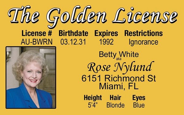 signs 4 fun Golden Girls - Rose ID