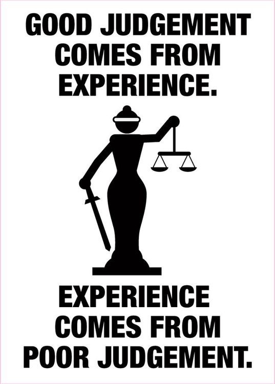 signs 4 fun Good Judgement Magnet