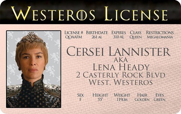 signs 4 fun GoT Cersei ID