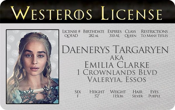 signs 4 fun GoT Daenerys ID
