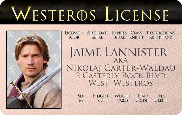 signs 4 fun GoT Jaime ID