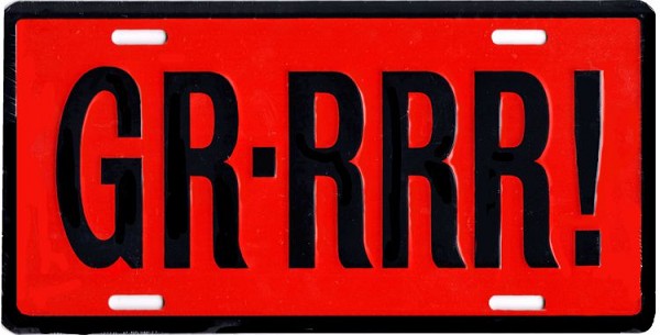 signs 4 fun GR-RRR License Plate