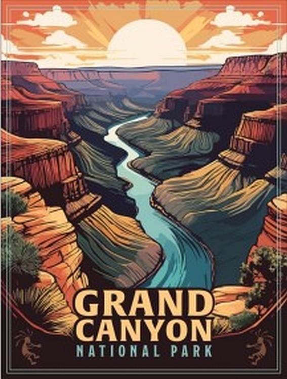 signs 4 fun Grand Canyon artistic Small Sign