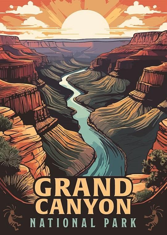 signs 4 fun Grand Canyon Magnet